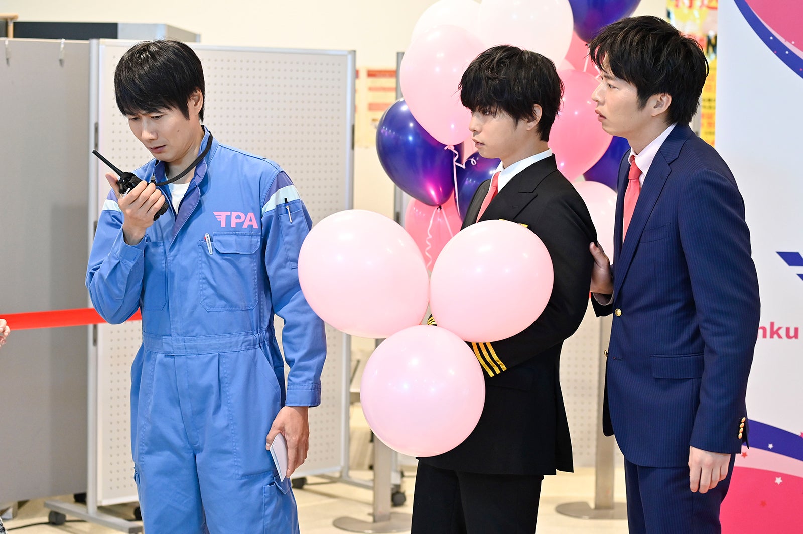 戸次重幸、千葉雄大、田中圭／「おっさんずラブ-in the sky-」第7話より（C）テレビ朝日