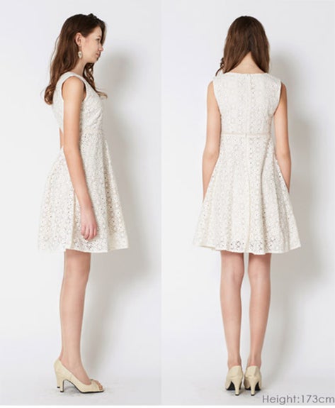 フルレースワンピース「clear」13,824円(税込)