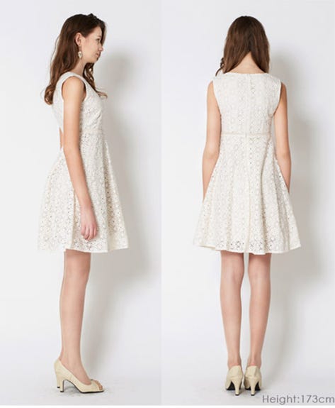 フルレースワンピース「clear」13,824円(税込)
