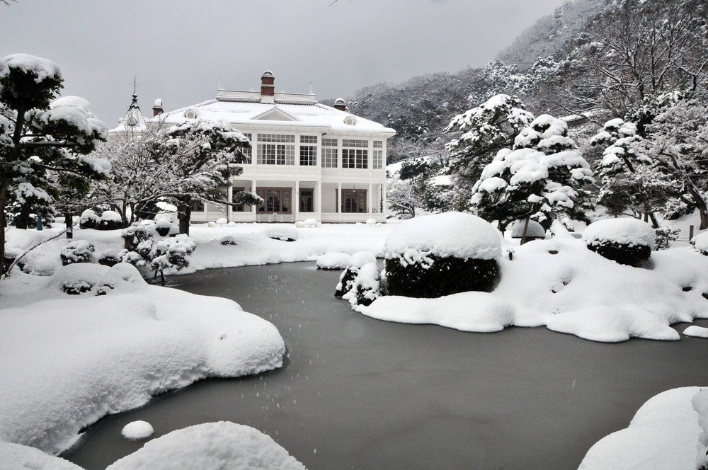 冬の雪景色に包まれた光景もまた美しい。（提供画像）