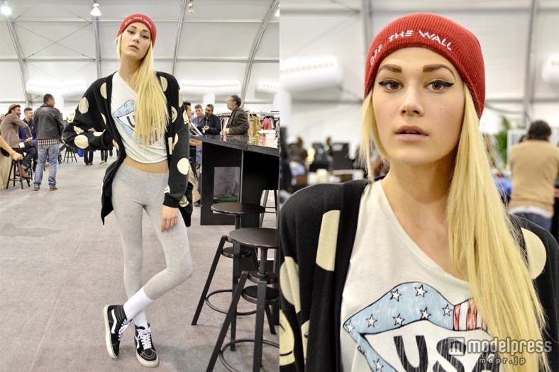 会場でファッショニスタをスナップ(「MAGIC」2013S/Sにて)