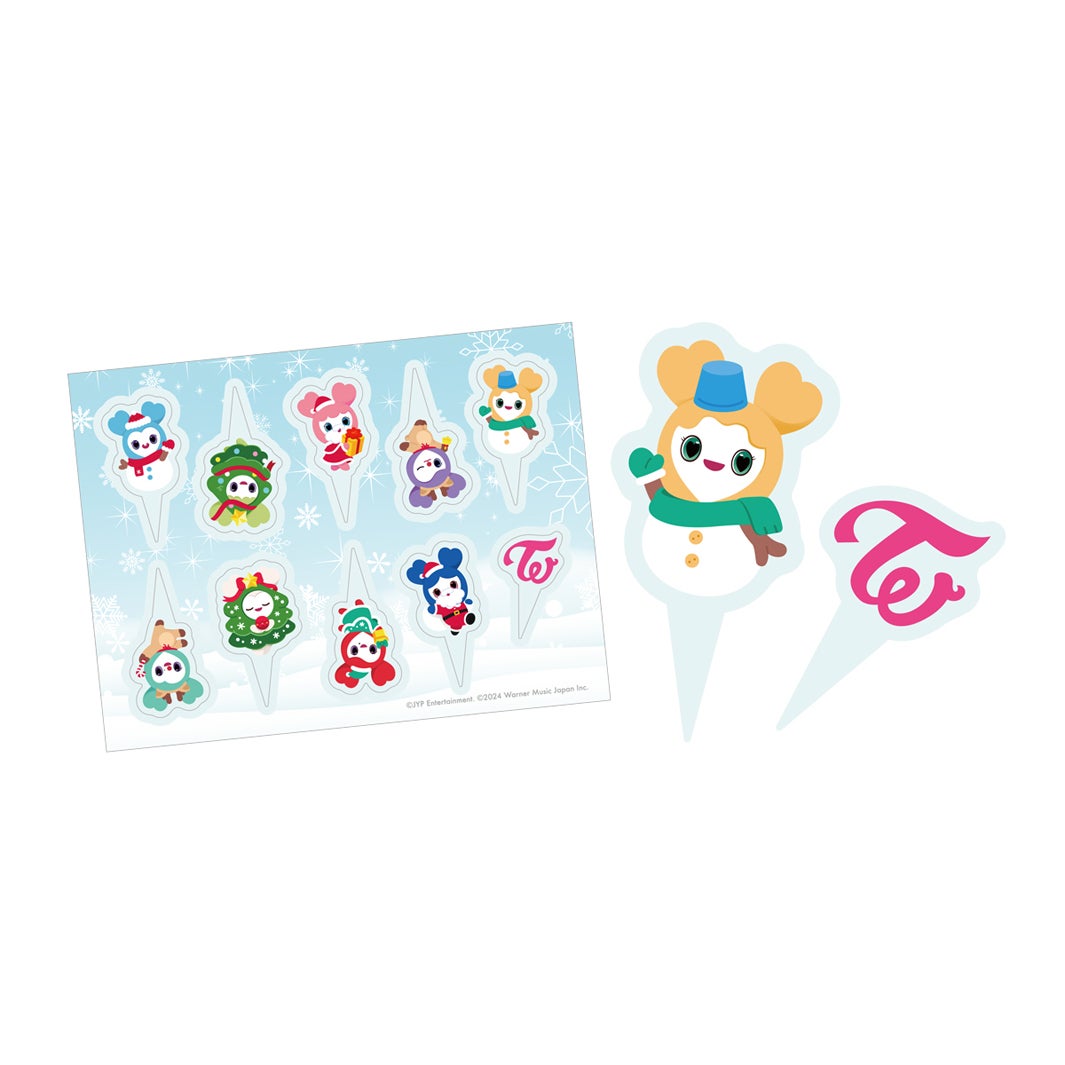 TWICE ファミリーマートオリジナル ラブリーピックシート
【サ「クリスマスキャンペーン」より（提供写真）