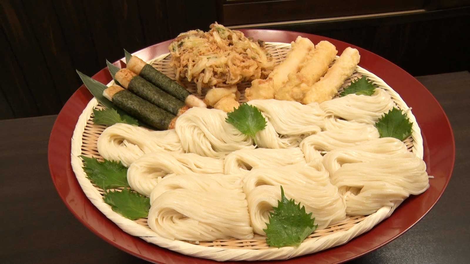 「秋田名物大集合！盛り盛り稲庭うどん」（C）日本テレビ