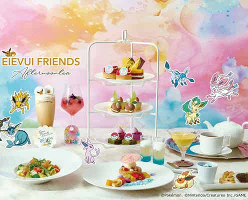 人気ポケモンがモチーフ「イーブイ アフタヌーンティー」全国9都市で開催、“ニンフィア”タルトや“シャワーズ”ジュレなど