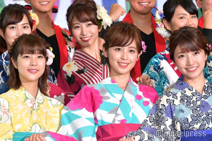 フジ久代萌美アナ、久慈暁子アナ、三田友梨佳アナ(C)モデルプレス