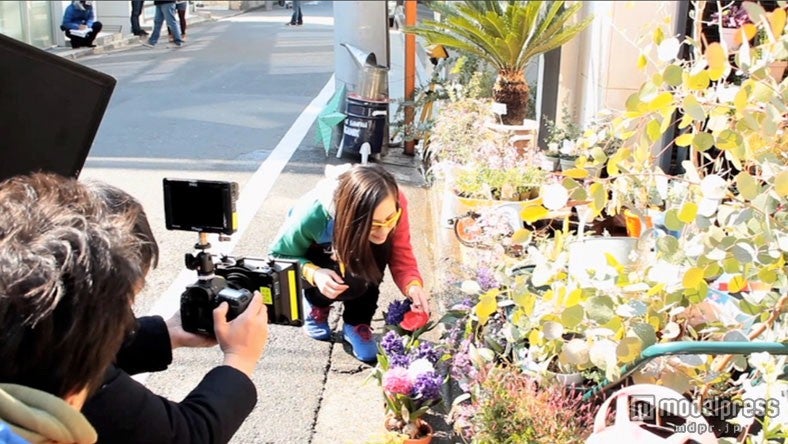 水原希子／新CM「“Tokyo Pop” Zoff Running篇」メイキングショット