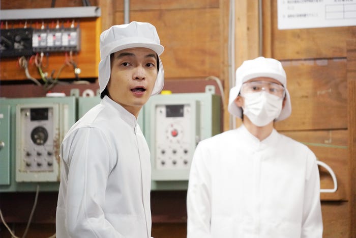 岡山天音、道枝駿佑/「金田一少年の事件簿」第4話より(C)日本テレビ