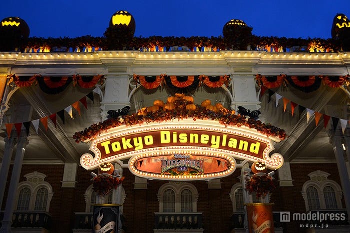 ライトアップされたエントランス