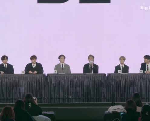 【BTS「BE」グローバル記者会見全文訳】メンバーが全8曲解説・不在のSUGAに触れる場面も