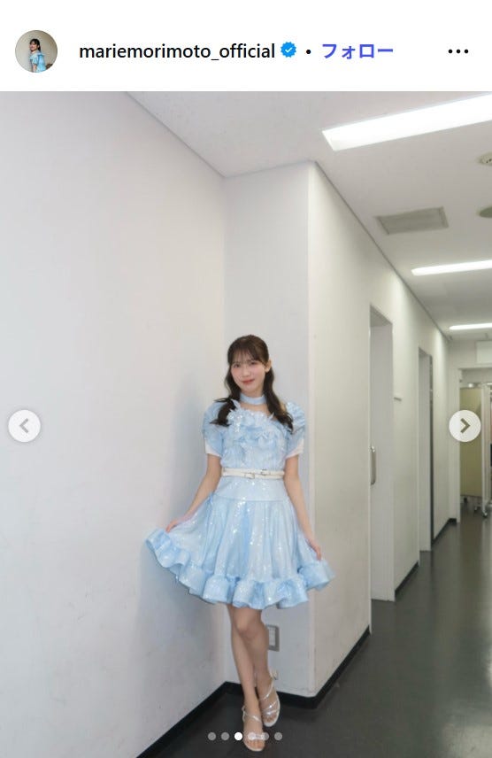 森本茉莉Instagramより