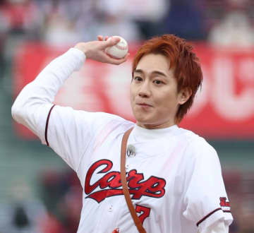 広島－ソフトバンク戦の始球式に人気アイドルIMP．の椿泰我が登場 珍アイテムで番組をアピール「頭が真っ白に」