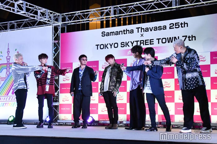 GENERATIONS(左から)小森隼、白濱亜嵐、数原龍友、中務裕太、片寄涼太、佐野玲於、関口メンディー (C)モデルプレス