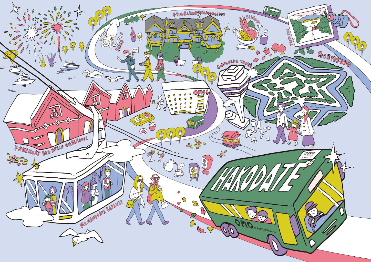 北海道に新ホテル「OMO5函館 by 星野リゾート」海鮮丼からラーメンまでご当地色満載の朝食ビュッフェ