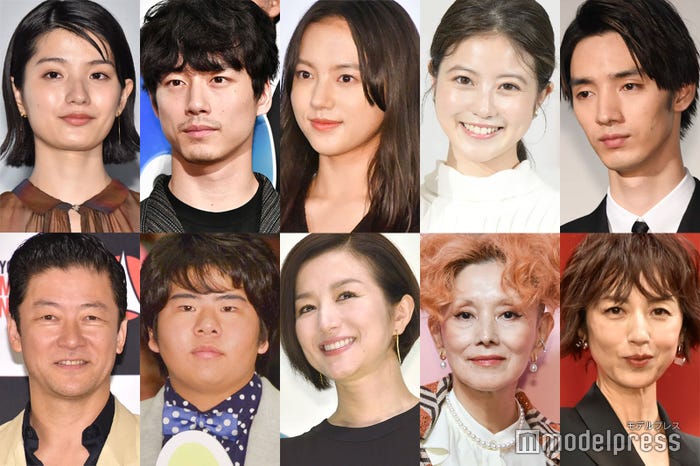(上段左から)蒔田彩珠、坂口健太郎、清原果耶、今田美桜、清水尋也、(下段左から)浅野忠信、前田航基、鈴木京香、夏木マリ、高岡早紀(C)モデルプレス