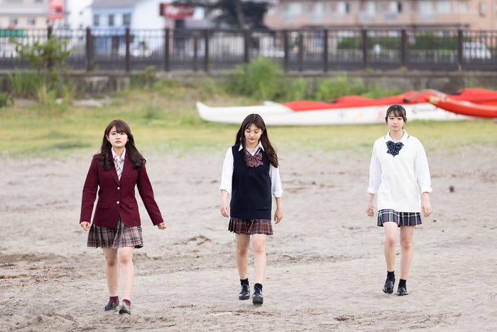 みるき、りな、あやね「今日、好きになりました。-霞草編-」最終話より(C)AbemaTV, Inc.