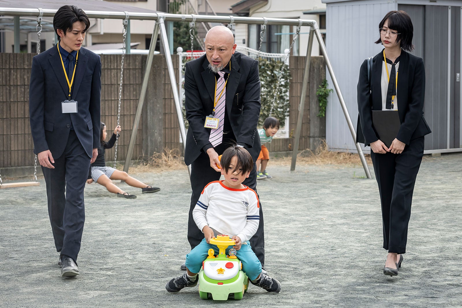 山時聡真、山内圭哉、吉本凪沙、あの「民王R」第3話（C）テレビ朝日