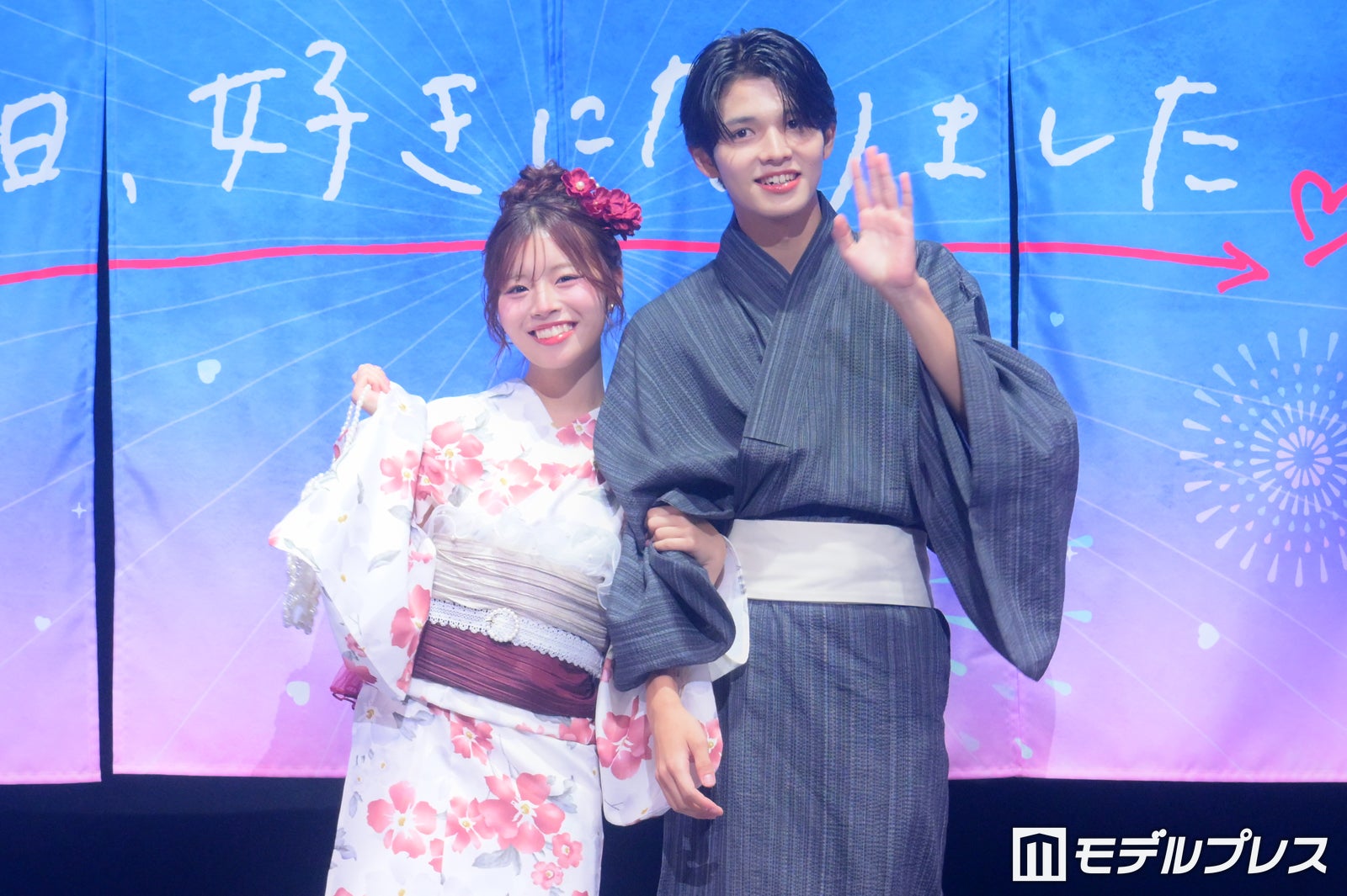 【今日好き夏まつり】倉澤俊＆谷村優真“しゅんゆま”カップル、“ほっぺツン”でラブラブ登場 デート中のハプニング明かす