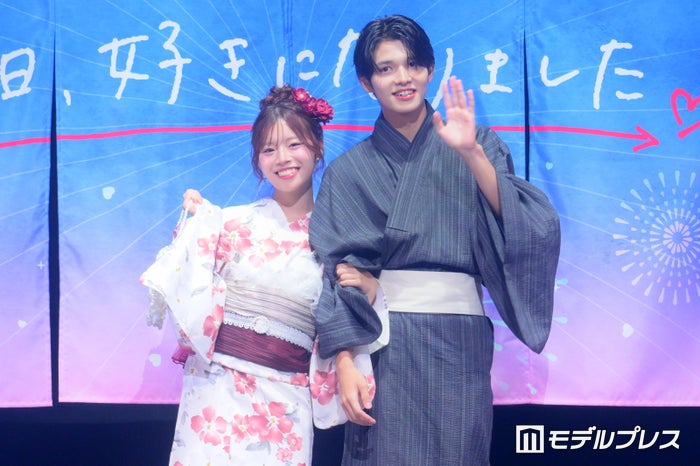 【今日好き夏まつり】倉澤俊＆谷村優真“しゅんゆま”カップル、“ほっぺツン”でラブラブ登場 デート中のハプニング明かす