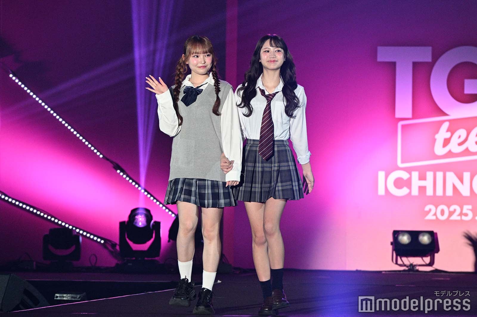 相塲星⾳、代⽥萌花（C）モデルプレス