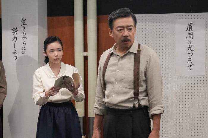 趣里、生瀬勝久「ブギウギ」第73話(C)NHK