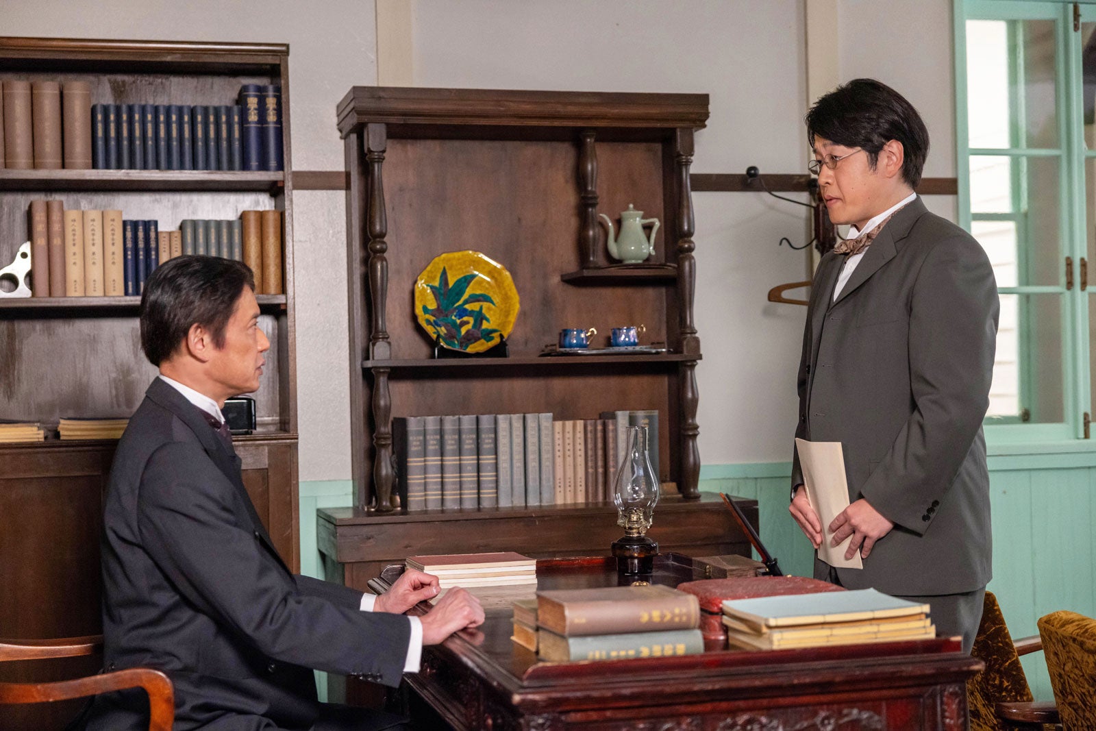 筒井道隆、森田甘路「風、薫る」第54話（C）NHK