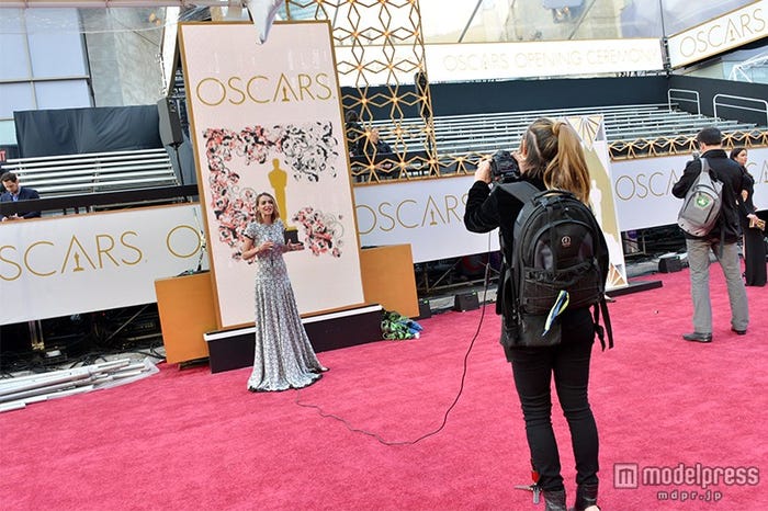 第87回アカデミー賞、レッドカーペット会場準備の様子(米・ドルビー・シアター/画像:モデルプレス)