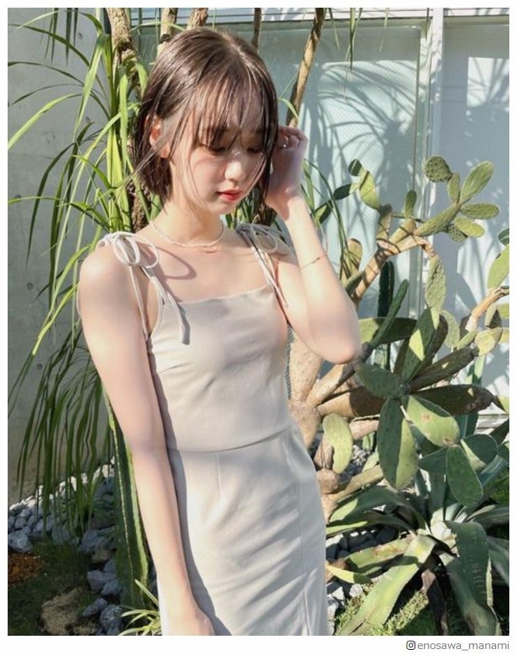 江野沢愛美、ショートボブにイメチェン「夏っぽくて可愛い」「似合ってる」の声