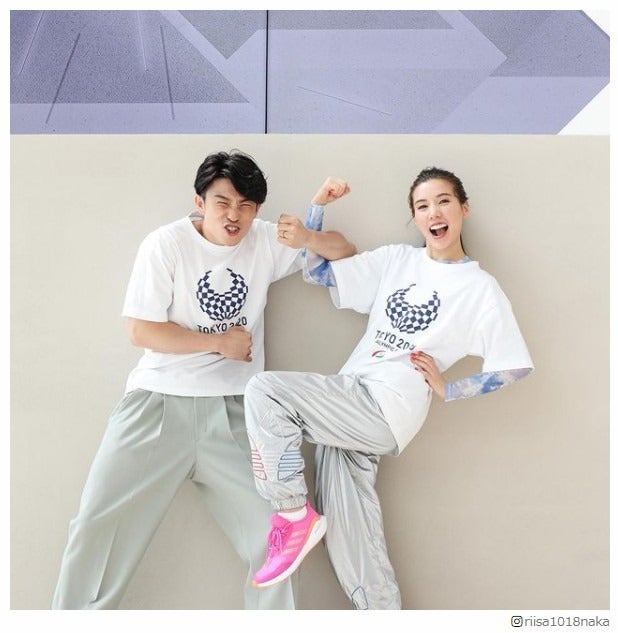 仲里依紗、夫・中尾明慶33歳バースデーに“膝蹴りお祝いショット”公開「キツネさんおめでとう」と反響