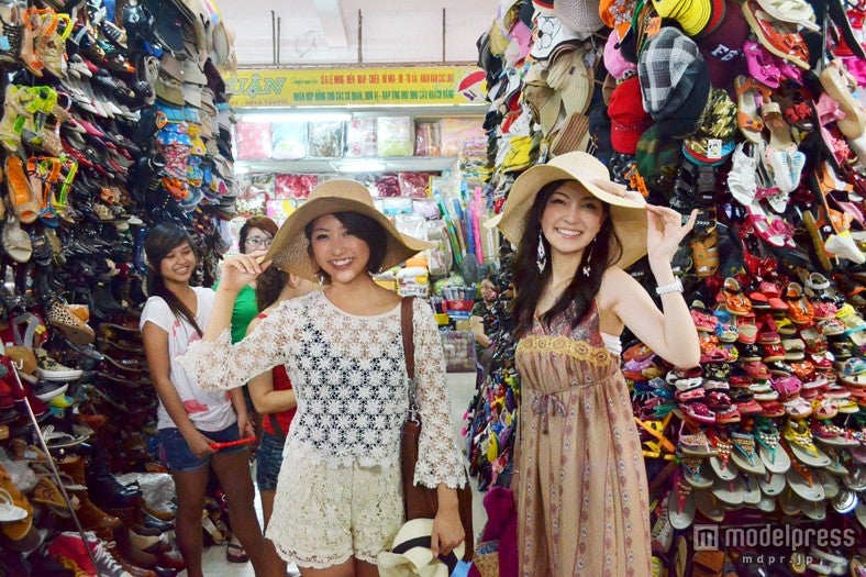 東南アジア独特の雰囲気を堪能できます／ハン市場