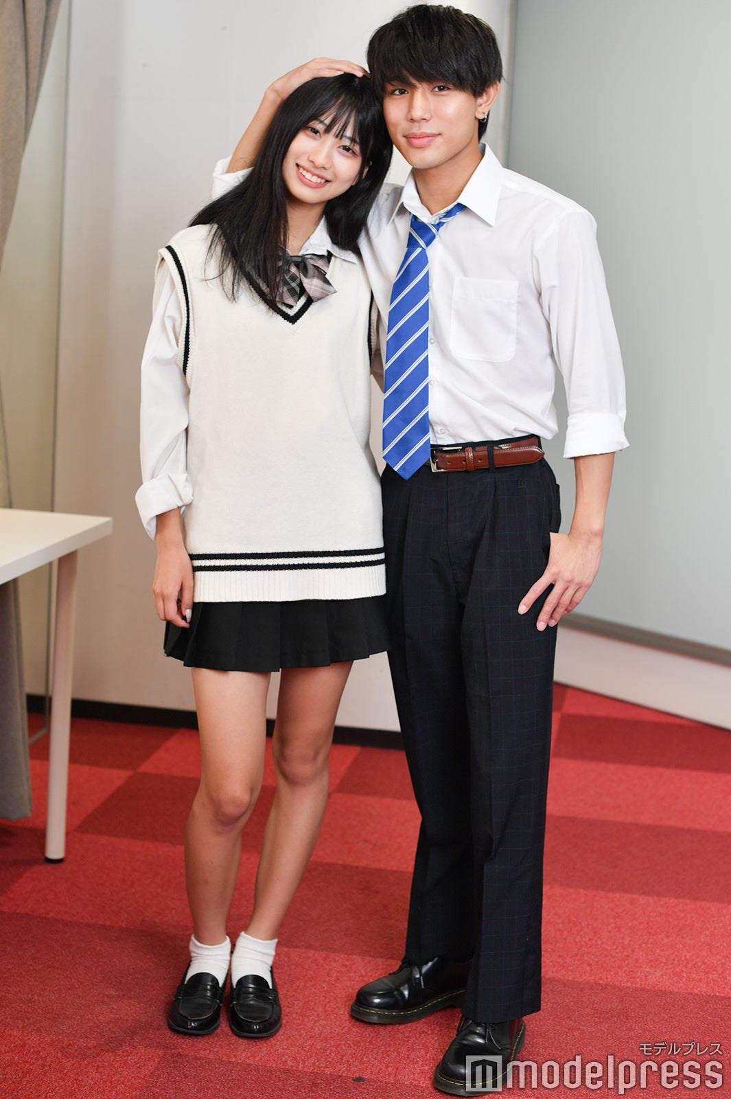 大嶺夢月希、長濱薩生（C）モデルプレス