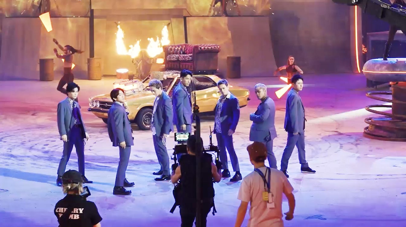 三代目 J SOUL BROTHERS from EXILE TRIBE「SCARLET feat. Afrojack」MVのメイキング映像より（画像提供：LDH JAPAN）