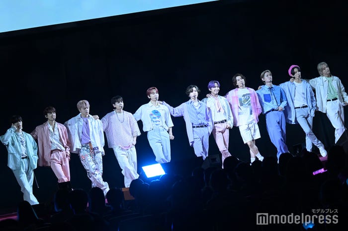 イメチェン前のJO1(左から)木全翔也、河野純喜、鶴房汐恩、豆原一成、與那城奨、川西拓実、川尻蓮、金城碧海、白岩瑠姫、佐藤景瑚、大平祥生(C)モデルプレス