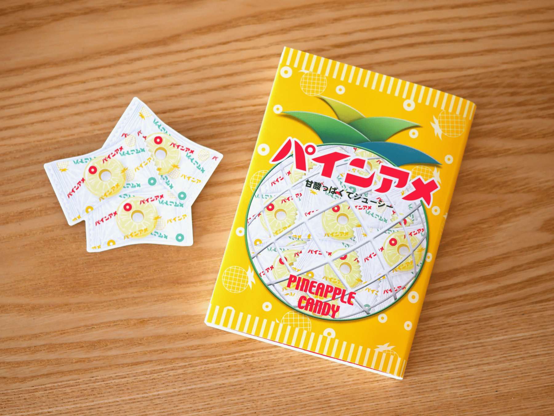 【阪神梅田本店】あの「パインアメ」が本物そっくりのブックカバーに！ レトロかわいい文具が登場♡