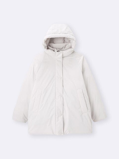 ウォームパデッドステッチレスコート 2025gu冬女性おすすめウォームパデッドステッチレスコート