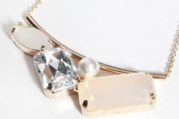 3ビジュー&パールネックレス「DEPARTMENT」1,240円(税込)