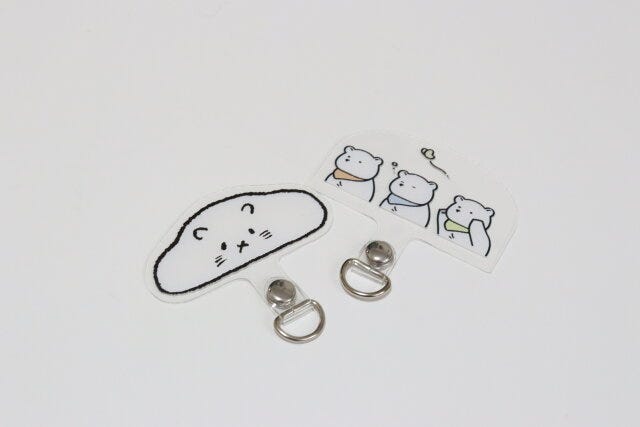 ダイソー　ストラップホールシート2P