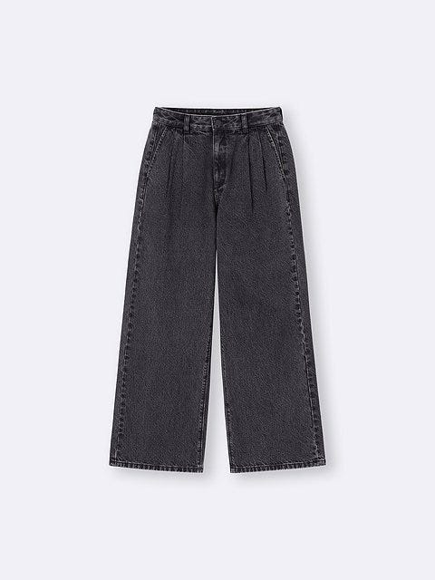 GU デニムタックトラウザー GUのデニムタックトラウザー