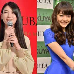 日本テレビ系「メレンゲの気持ち」にそろって出演した（左から）三吉彩花、松井愛莉【モデルプレス】