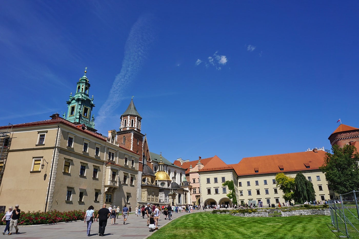 ポーランドで数ある城の中でも最も有名なヴァヴェル城