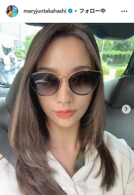 高橋メアリージュンInstagramより
