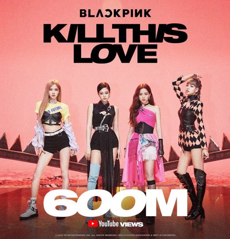 BLACKPINK「Kill This Love」MVが6億再生を記録 グループ史上最速