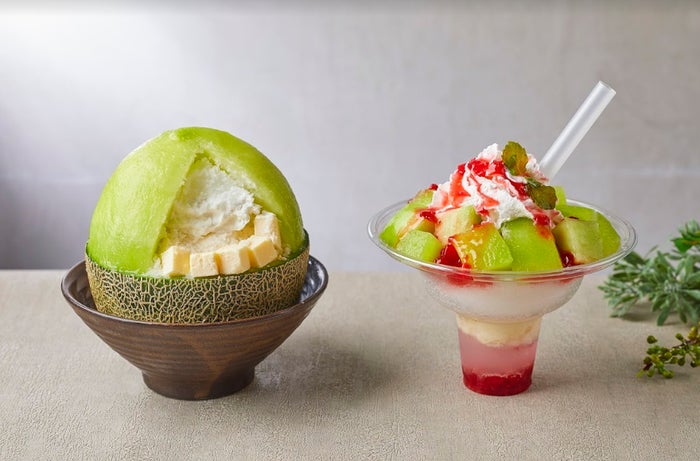 青肉メロン まるまるメロンヨーグルトソルビン・メロンソルビ／画像提供：SULBING PR事務局