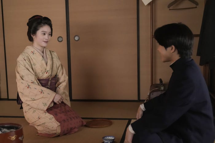 高石あかり、下川恭平「ばけばけ」第46話(C)NHK