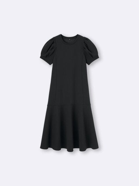 GU ボリュームスリーブワンピース GUのボリュームスリーブワンピース