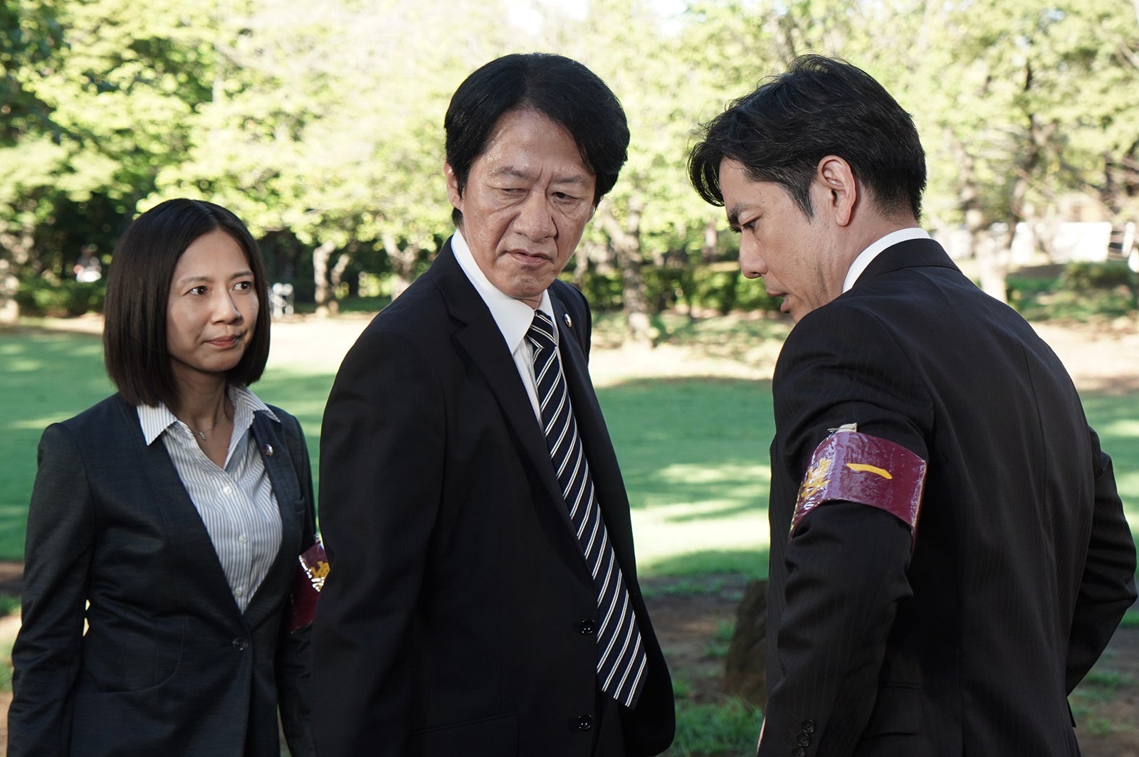 篠原ゆき子、川原和久、山中崇史「相棒season22」第3話より（C）テレビ朝日