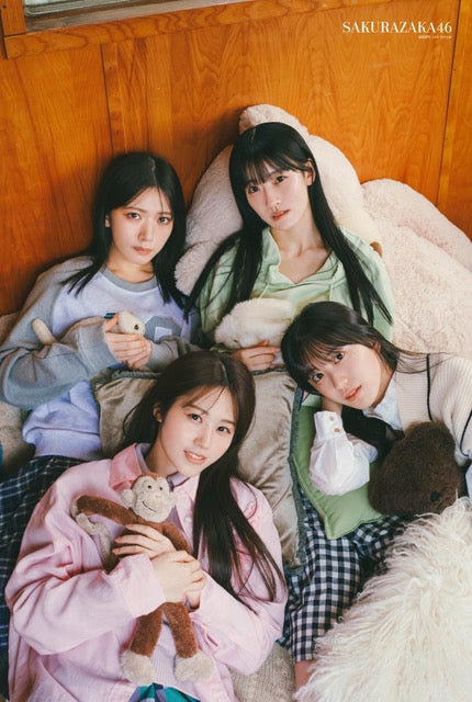 櫻坂46三期生／村山美羽、村井優、向井純葉、石森璃花（画像提供：白夜書房）