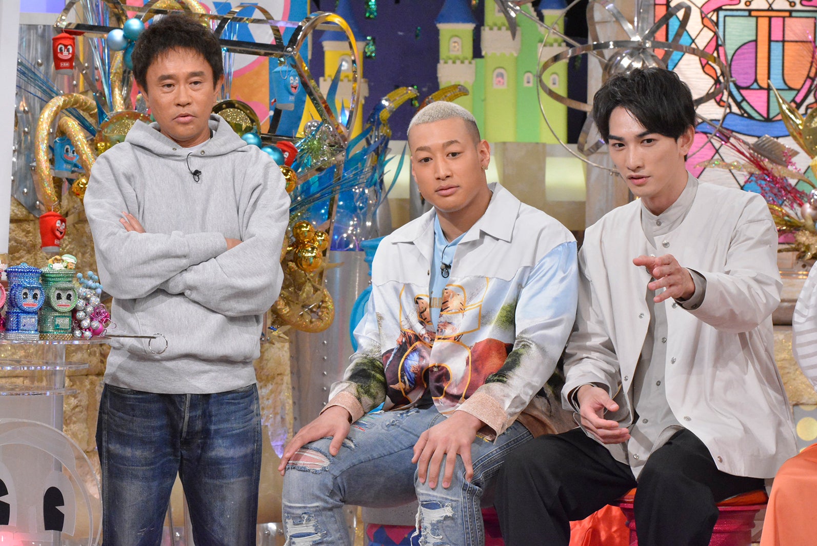（左から）浜田雅功、関口メンディー、町田啓太（C）読売テレビ