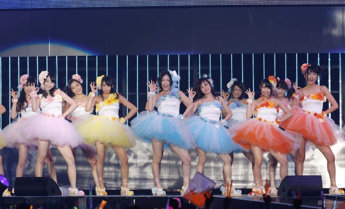 a-nationでパフォーマンスをするSKE48