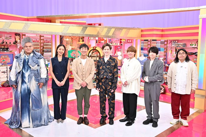 岡本知高、池田美優、飯塚悟志、ウエンツ瑛士、大橋和也、西畑大吾、中岡創一(C)TBS