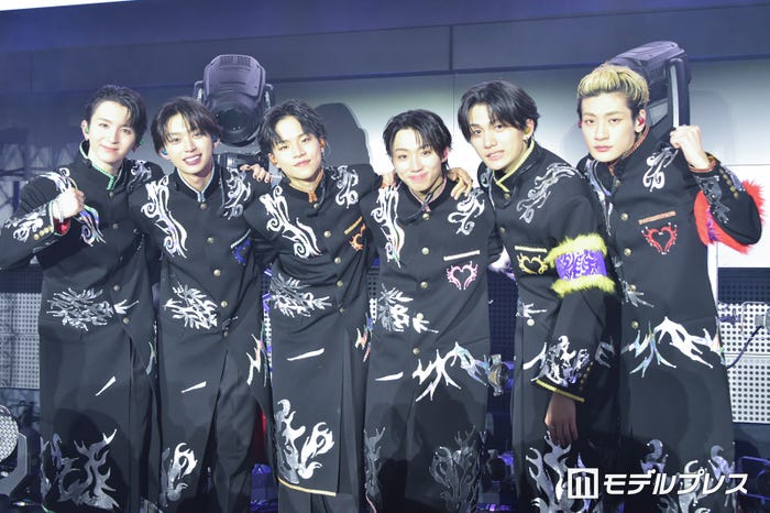 高岡ミロ、近藤駿太、武田創世、森田璃空、高桑真之、芳賀柊斗/Lienel(C)モデルプレス